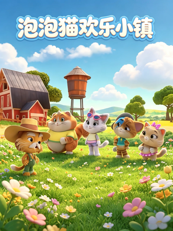 泡泡貓歡樂小鎮
