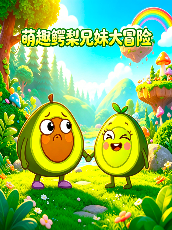 萌趣鱷梨兄妹大冒險