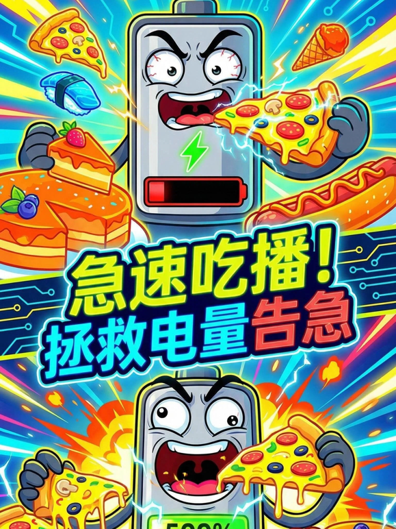 急速喫播！拯救電量告急