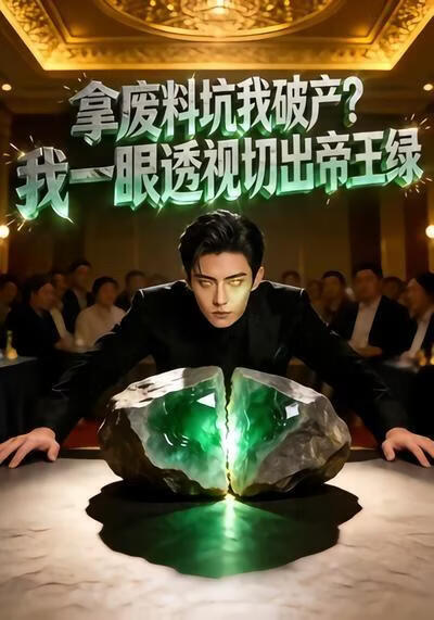 拿廢料坑我破產？我一眼透視切出帝王綠