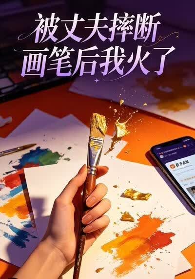 被丈夫摔斷畫筆後我火了