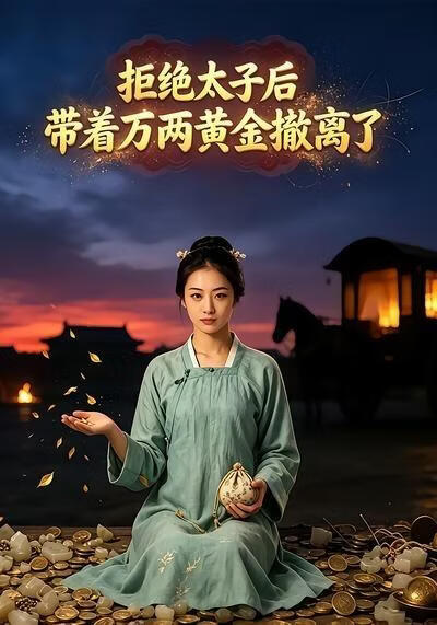 拒絕太子後，帶著萬兩黃金撤離了